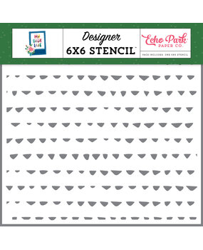Echo Park Quirky Triangles Stencil (MBL367034) (OUTLET)