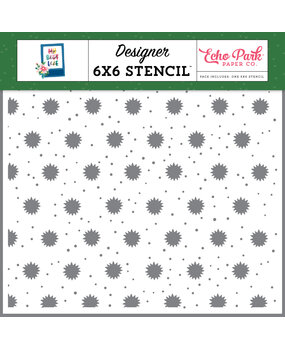 Echo Park Sparkle And Shine Stencil (MBL367035) (OUTLET)