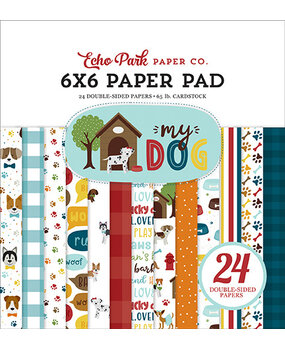 Echo Park My Dog 6x6 Inch Paper Pad (MD226023) (OUTLET)