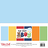 Echo Park My Little Boy 12x12 Inch Coordinating Solids Paper Pack (MLB357015) (OUTLET)