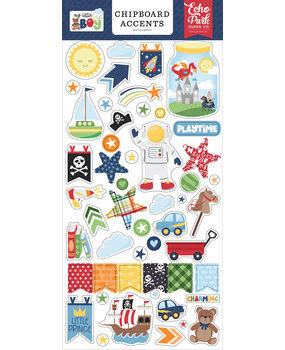 Echo Park My Little Boy Chipboard Accents (MLB357021) (OUTLET)