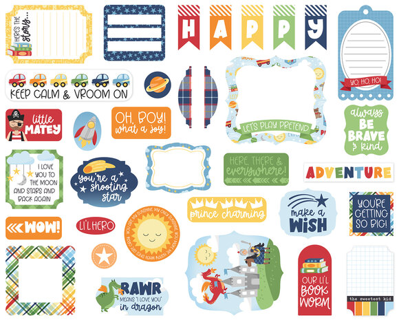 Echo Park My Little Boy Ephemera (MLB357024) (OUTLET)