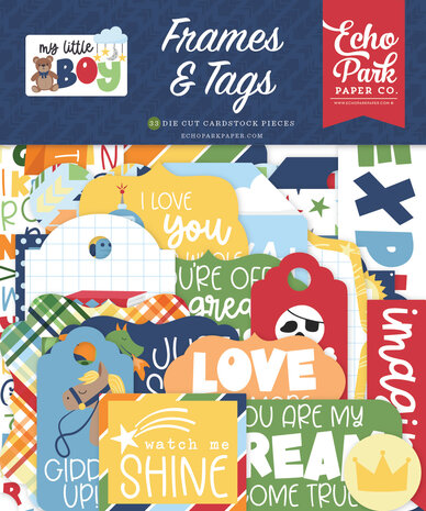 Echo Park My Little Boy Frames & Tags (MLB357025) (OUTLET)