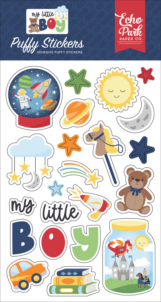 Echo Park My Little Boy Puffy Stickers (MLB357066) (OUTLET)