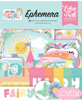 Echo Park My Little Girl Ephemera (MLG358024) (OUTLET)