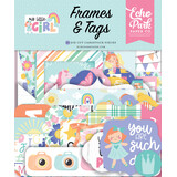 Echo Park My Little Girl Frames & Tags (MLG358025) (OUTLET)