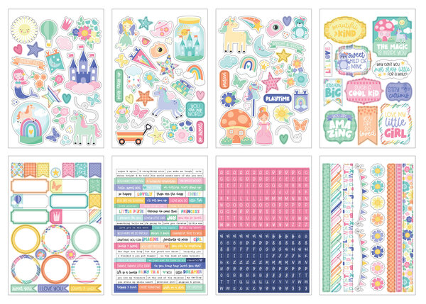 Echo Park My Little Girl Sticker Book (MLG358029) (OUTLET)