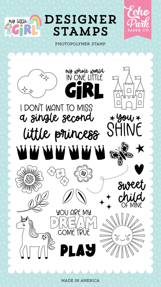 Echo Park Sweet Child Of Mine Clear Stamps (MLG358044) (OUTLET)