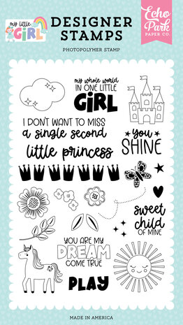 Echo Park Sweet Child Of Mine Clear Stamps (MLG358044) (OUTLET)