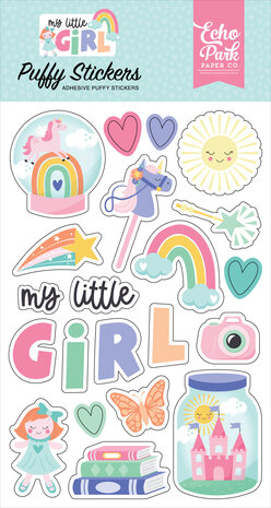 Echo Park My Little Girl Puffy Stickers (MLG358066) (OUTLET)