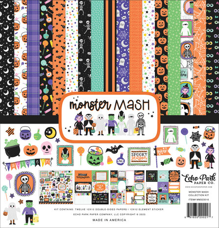 Echo Park Monster Mash 12x12 Inch Collection Kit (MM323016) (OUTLET)