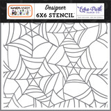 Echo Park Creepy Crawly Web Stencil (MM323035) (OUTLET)