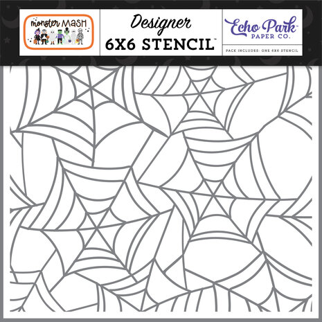 Echo Park Creepy Crawly Web Stencil (MM323035) (OUTLET)
