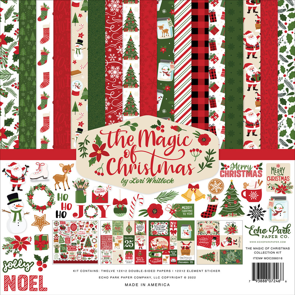 Echo Park The Magic Of Christmas 12x12 Inch Collection Kit (MOC286016) (OUTLET)