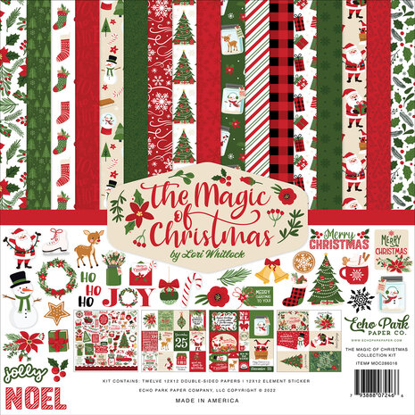 Echo Park The Magic Of Christmas 12x12 Inch Collection Kit (MOC286016) (OUTLET)