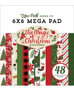 Echo Park The Magic Of Christmas 6x6 Inch Cardmakers Mega Pad (MOC286031) (OUTLET)