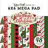 Echo Park The Magic Of Christmas 6x6 Inch Cardmakers Mega Pad (MOC286031) (OUTLET)