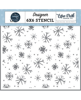 Echo Park The Magic Of Snow Stencil (MOW291035) (OUTLET)