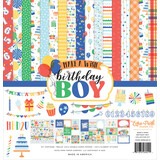 Echo Park Make A Wish Birthday Boy 12x12 Inch Collection Kit (MWB348016) (OUTLET)
