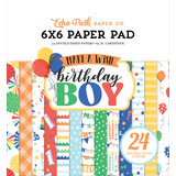Echo Park Make A Wish Birthday Boy 6x6 Inch Paper Pad (MWB348023) (OUTLET)