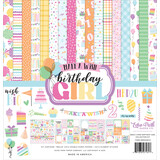Echo Park Make A Wish Birthday Girl 12x12 Inch Collection Kit (MWG349016) (OUTLET)