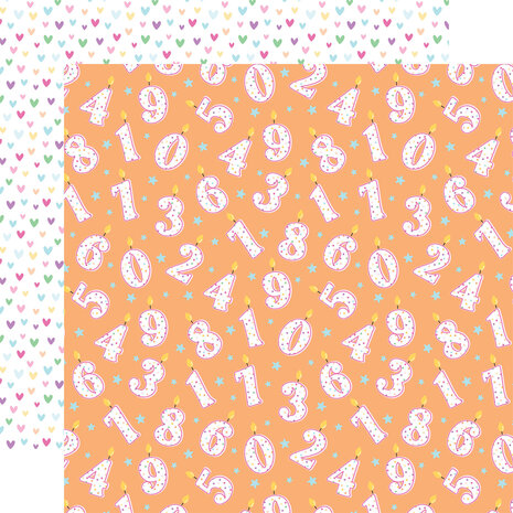 Echo Park Make A Wish Birthday Girl 6x6 Inch Paper Pad (MWG349023) (OUTLET)