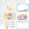 Echo Park Make A Wish Birthday Girl 6x6 Inch Paper Pad (MWG349023) (OUTLET)