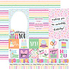 Echo Park Make A Wish Birthday Girl 6x6 Inch Paper Pad (MWG349023) (OUTLET)