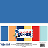 Echo Park My Favorite Summer 12x12 Inch Coordinating Solids Paper Pack (MYS273015) (OUTLET)