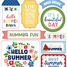 Echo Park My Favorite Summer Chipboard Phrases (MYS273022) (OUTLET)