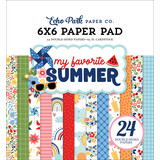 Echo Park My Favorite Summer 6x6 Inch Paper Pad (MYS273023) (OUTLET)