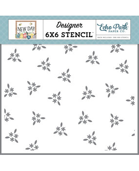 Echo Park Mini Blooms Stencil (ND267035) (OUTLET)
