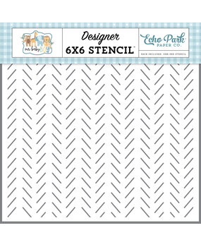 Echo Park Darling Dashes Designer Stencil (OBB302035) (OUTLET)