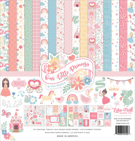 Echo Park Our Little Princess 12x12 Inch Collection Kit (OLP271016) (OUTLET)