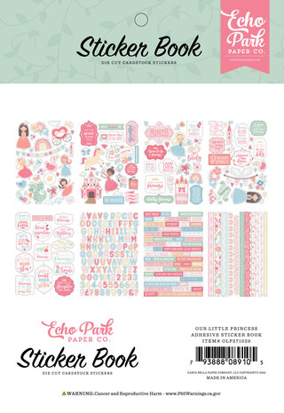 Echo Park Our Little Princess Sticker Book (OLP271029) (OUTLET)