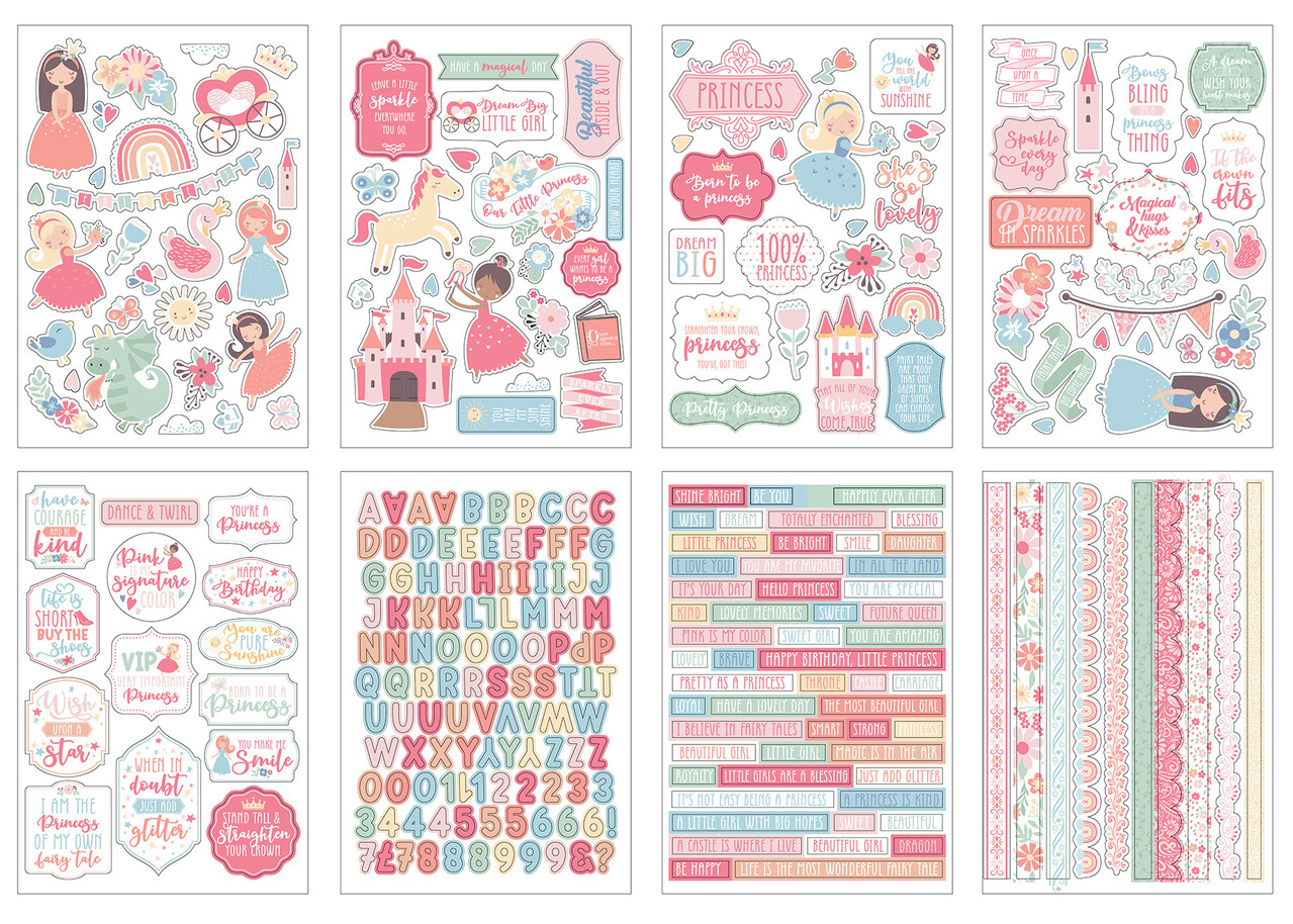 Echo Park Our Little Princess Sticker Book (OLP271029) (OUTLET)