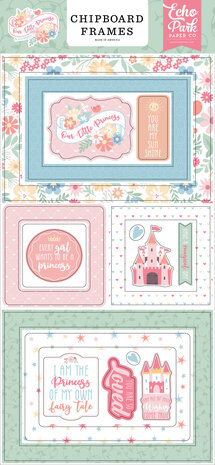 Echo Park Our Little Princess Chipboard Frames (OLP271065) (OUTLET)