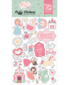 Echo Park Our Little Princess Puffy Stickers (OLP271066) (OUTLET)
