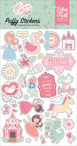 Echo Park Our Little Princess Puffy Stickers (OLP271066) (OUTLET)