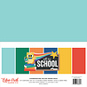Echo Park Off To School 12x12 Inch Coordinating Solids Paper Pack (OTS370015) (OUTLET)
