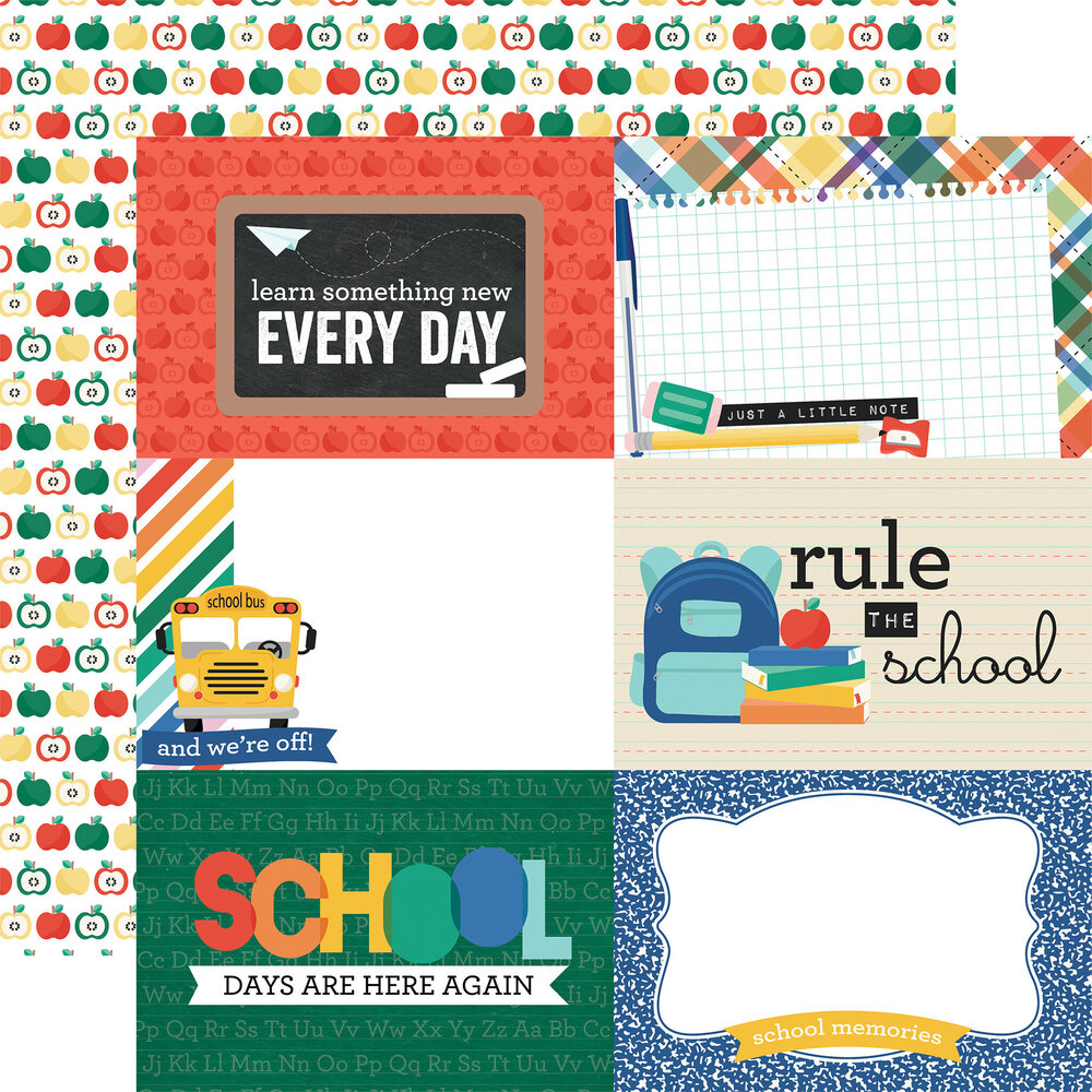 Echo Park Off To School 12x12 Inch Collection Kit (OTS370016) (OUTLET)