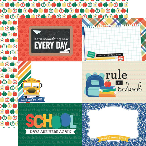 Echo Park Off To School 12x12 Inch Collection Kit (OTS370016) (OUTLET)