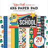 Echo Park Off To School 6x6 Inch Paper Pad (OTS370023) (OUTLET)