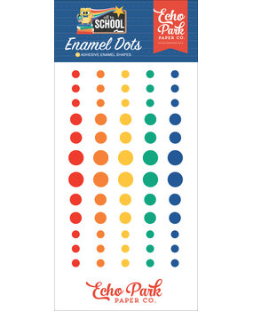 Echo Park Off To School Enamel Dots (OTS370028) (OUTLET)