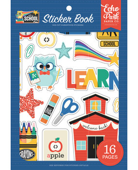 Echo Park Off To School Sticker Book (OTS370029) (OUTLET)