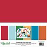 Echo Park Play All Day Boy 12x12 Inch Coordinating Solids Paper Pack (PAB269015) (OUTLET)