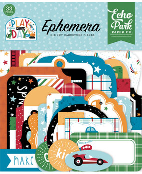 Echo Park Play All Day Boy Ephemera (PAB269024) (OUTLET)