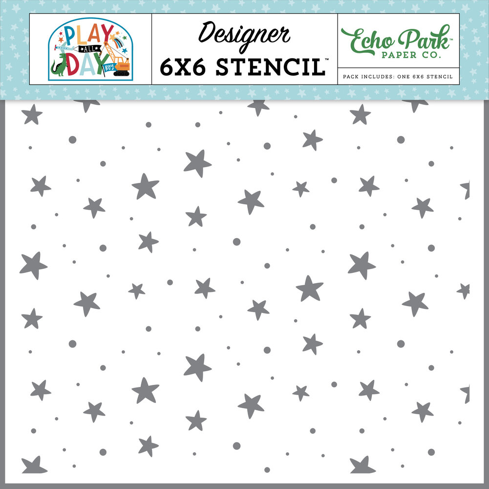 Echo Park Star Bright Stencil (PAB269033) (OUTLET)