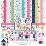 Echo Park Play All Day Girl 12x12 Inch Collection Kit (PAG268016) (OUTLET)