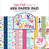 Echo Park Play All Day Girl 6x6 Inch Paper Pad (PAG268023) (OUTLET)